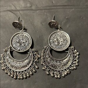 Elegant Silver Dangle Earrings